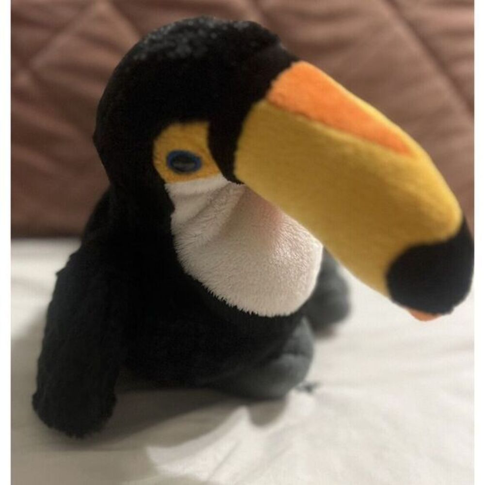 Ganz NICE SOFT TOCO THE TOUCAN BIRD‎ 8" Plush Stuffed Animal Webkinz TOY No Code
